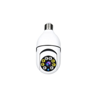 Câmera ip lâmpada câmera 1080p hd panorâmica sem fio de segurança em casa wi fi cctv fisheye lâmpada câmera ip 360 graus segurança em casa Yoosee