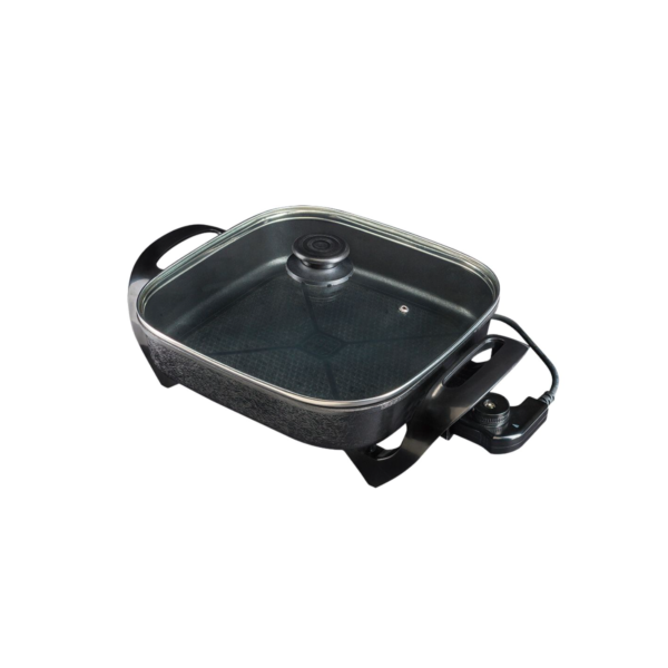 PANELA ELETRICA AGRATTO MANGIARE APEQ01I-01 PRETA QUADRADA 30CM 1500W 127V