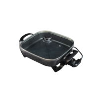 PANELA ELETRICA AGRATTO MANGIARE APEQ01I-01 PRETA QUADRADA 30CM 1500W 127V