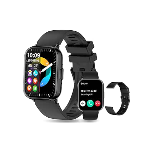 Smartwatch PEJE 1.83 Polegadas - À Prova d'Água 1ATM,Tela Touch Sensível,123 Modos Esportivos,Faz/Recebe Chamadas,Notificações,Assistente por Voz IA,Unissex - Compatível com Android e iOS"(Preto)