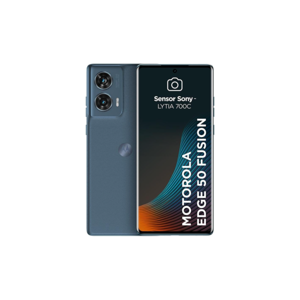 Smartphone Motorola Edge 50 Fusion 5G, 256GB, 8GB RAM, Octa-Core, Câmera Dupla 50MP, Tela 6.7" Azul Petróleo - PB1W0000BR