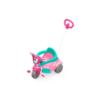 Triciclo Infantil Pink Pet 3 em 1 Xalingo