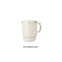 Chaleira elétrica dobrável 800ml chaleira portátil Mini chaleira elétrica 316 mãe bebê grau forro de aço inoxidável, ade