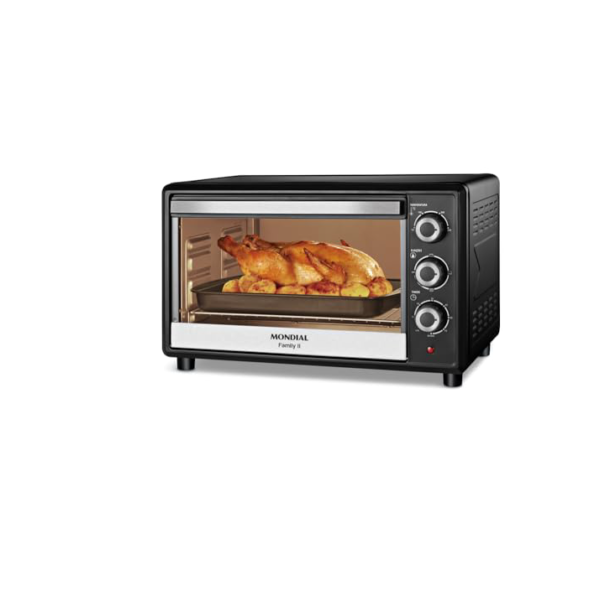 Forno Elétrico 42L Family II, Mondial, Preto/Inox, 1600W, 220V - FR-42