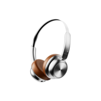 Basike Fone de Ouvido Sem Fio Bluetooth 2025 - Headphones com Microfone, Físico Cancelamento de Ruído, Bateria de 50h, Design Retrô Estiloso - Compatível com iPhone/Android (Marrom)