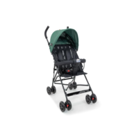 Carrinho de Bebê Guarda-Chuva Leve, Dobrável, Estrutura em Aço, Cinto de Segurança, Confortável, Fácil Transporte, Ideal para Passeios e Viagens Mega Compras Verde