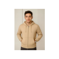 Blusa De Moletom Com Zíper Canguru Capuz Flanelado Inverno
