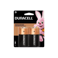 Pilha Alcalina D2 Grande Duracell Com 2 Unidades