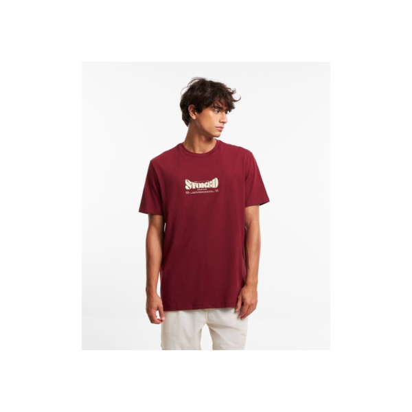 Camiseta Relaxed Malhão com Estampa Stoked Vermelho