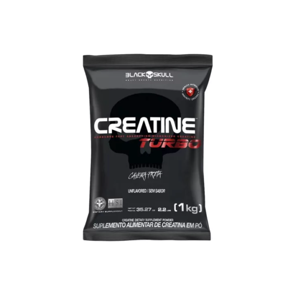 Creatina Turbo Refil 1kg Black Skull