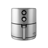 Fritadeira Elétrica Sem Óleo Air Fryer Britânia BFR46PI 3,5L – Inox/Preta - 220V