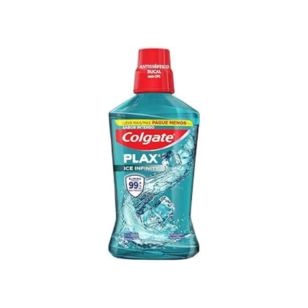 Enxaguante Bucal Colgate Plax Ice Infinity 500ml Promo Leve 500ml Pague 350ml