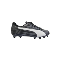 Chuteira Campo Puma Rapido III FG/AG BDP - Preto e Branco 43 - Preto