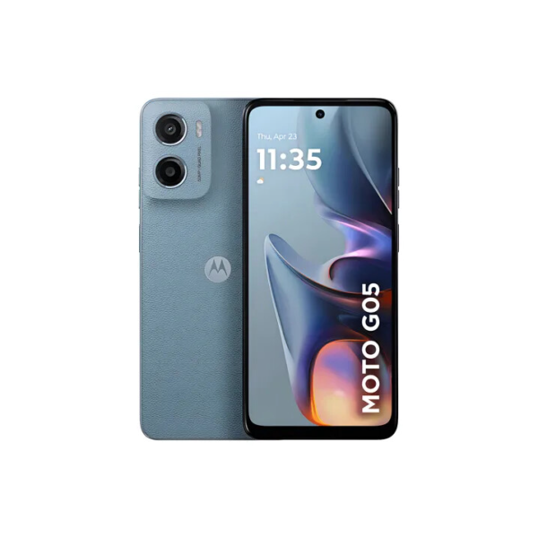 Smartphone Motorola Moto g05 - 128GB 12GB (4GB RAM + 8GB Ram Boost) e Camera 50MP com AI Bateria de 5200 mAh Tela 6.7" com Superbrilho - Cinza