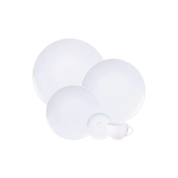Aparelho de Jantar Flávia Em Porcelana 20 peças Tramontina