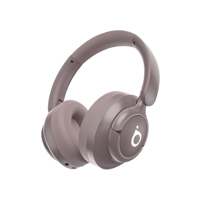 Basike Fone de Ouvido Bluetooth, ANC Cancelamento de Ruído Ativo Headphone Bluetooth 5.4 Headset com Microfone, Certificação Hi-Res Audio, 30 horas reprodução, LE29 (Rosa)