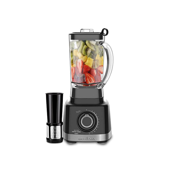 Britânia Blq1300p - Liquidificador Turbo, 1400W, 3L, Chumbo, 220v, Preto