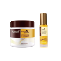 Karseell Colagen Original Kit Máscara Super Hidratação 500g e Óleo Antifrizz 60ml