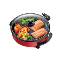 Panela Elétrica Redonda, Mondial, Vermelho, 1200W, 110V - PE-28