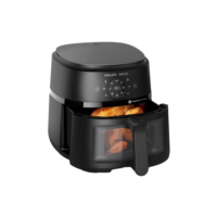 Fritadeira Elétrica Air Fryer Philips Walita 6,2L Série 2000 XL Digital NA230 Sem Óleo 1700W Preta - 110V