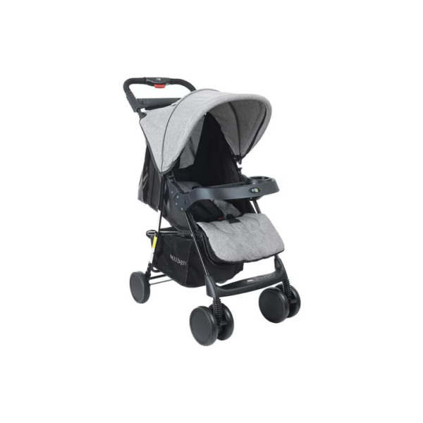Carrinho Bebê Passeio Até 15kgs Allday Cinza - Maxi Baby