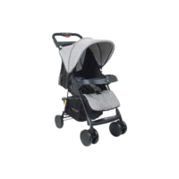 Carrinho Bebê Passeio Até 15kgs Allday Cinza - Maxi Baby