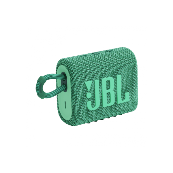 Caixa De Som Portátil Bluetooth Jbl Go 3 Eco, Verde