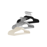 Kit Cabides Veludo Para Roupas Adulto 50 Unidades Fino Resistente