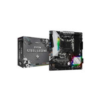 Placa Mãe AM4/USB 3.1/Type-C/Displayport, HDMI, ASRock, B450M Steel Legend