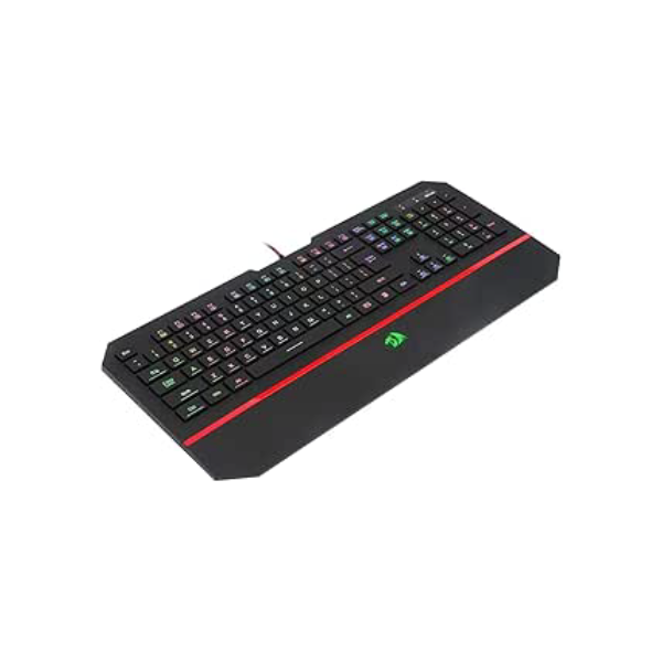 Teclado Gamer Membrana Redragon Karura 2 RGB ABNT2 Preto - K502RGB, UNICO
