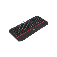 Teclado Gamer Membrana Redragon Karura 2 RGB ABNT2 Preto - K502RGB, UNICO