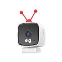 ELG, SHCI603, Câmera interna 1080P Full HD Inteligente Wi-Fi com Botão SOS, Áudio Bidirecional, Visão Noturna e Detecção de Movimentos, Branco