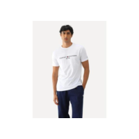 Camiseta Tommy Hilfiger Core Logo Masculina - Branco