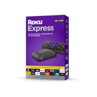 Roku Express | Dispositivo de streaming para TV HD/Full HD compatível com Alexa, Siri e Google. Inclui Cabo HDMI Premium