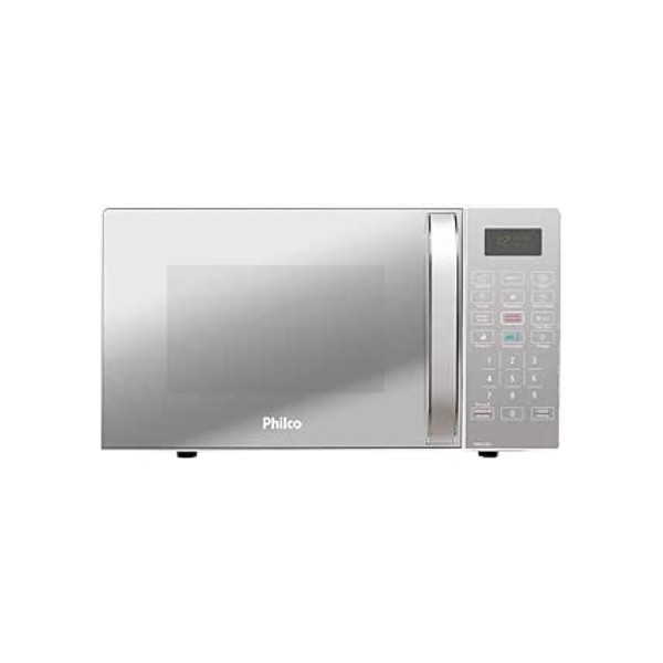 Micro-ondas Philco 20 Litros Limpa Fácil Espelhado Branco PMO23EB - 220V
