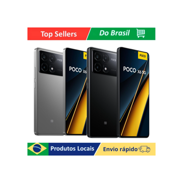 Celular Smartphone Xiaomi POCO X6 Pro 5G  512GB armazenamento 12GB Ram