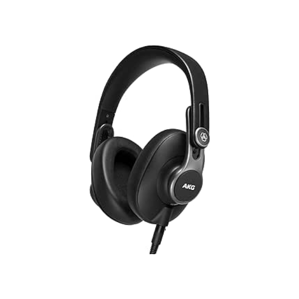 AKG Pro Audio Fones de ouvido K371 circum-auriculares, fechados, dobráveis para estúdio