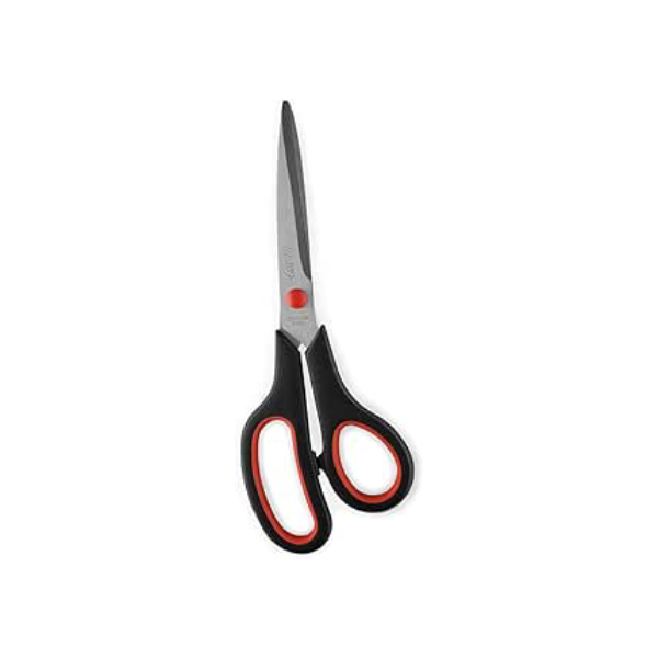 Tesoura Ergonomica Cabo Preto 21Cm-Blister - 100872