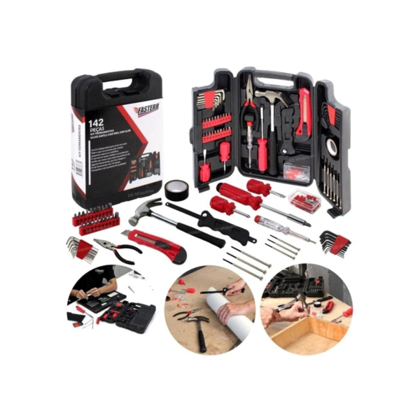 Kit de Ferramentas Fasterr 142 peças