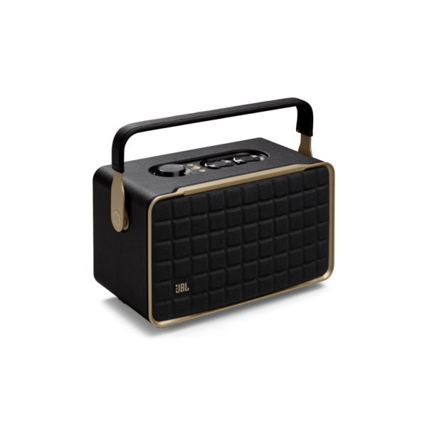 Caixa de Som Portátil JBL Authentics 300 com Alça, Bluetooth e Wi-Fi 100W RMS - Preta