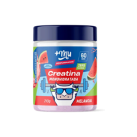 Creatina Monohidratada 100% Pura Sabor Melancia 210g +Mu