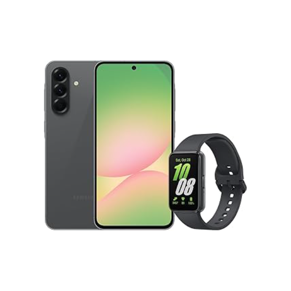 Samsung A56 5G (256GB) - Preto + Galaxy Fit3 - Grafite