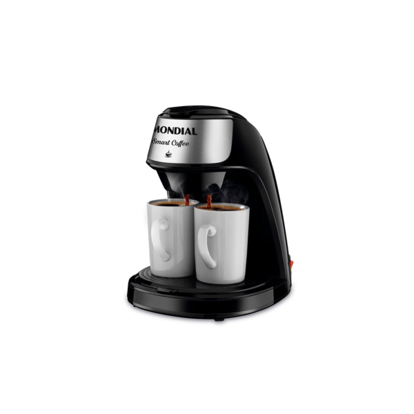Cafeteira elétrica 2 xícaras preta Smart Coffee - C-42-2X-BI - Mondial