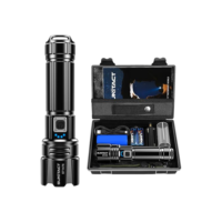 Sunitact Lanterna Led Recarregável, Lanterna Tatica Militar 10000 Lumens XHP70.2 Lanterna a Pilha, USB Lanternas Taticas Super Potentes Led Recarregavel, Ideal para Camping, Pesca e Emergências