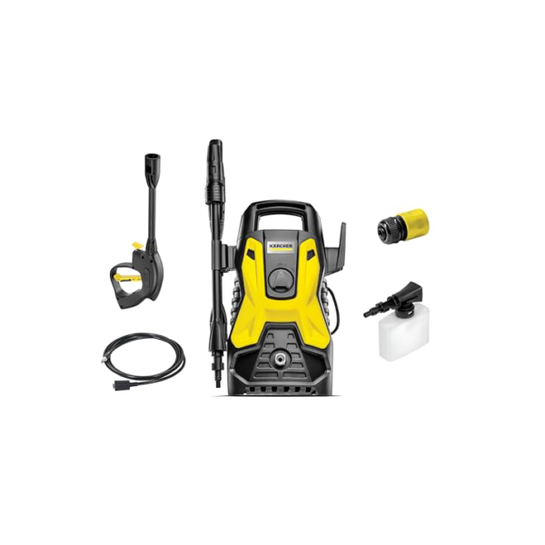 Kärcher Lavadora de Alta pressão Prática Black, 1500 PSI/Libras, 1400W, 300L/h com Aplicador de Detergente e Lança Regulável 220V