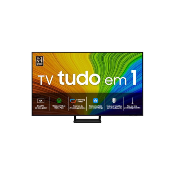 Samsung Smart TV 55" QLED 4K 55Q70D - Tecnologia de Pontos Quânticos, Upscaling 4K AI, Painel até 120Hz
