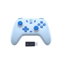GameSir Nova Lite Controlador sem fio 2.4g para PC com Windows, iPhone, Android, Switch e Steam Deck, Controle Bluetooth Gamepad com gatilho de efeito Hall, Turbo, vibração Rumble (azul)