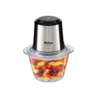 Mini Processador Philco Inox Vidro 1.2L 350W 127V