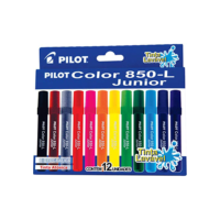 Caneta Hidrográfica, Pilot, Color 850-L Junior, 1420007JG01200, 12 Cores