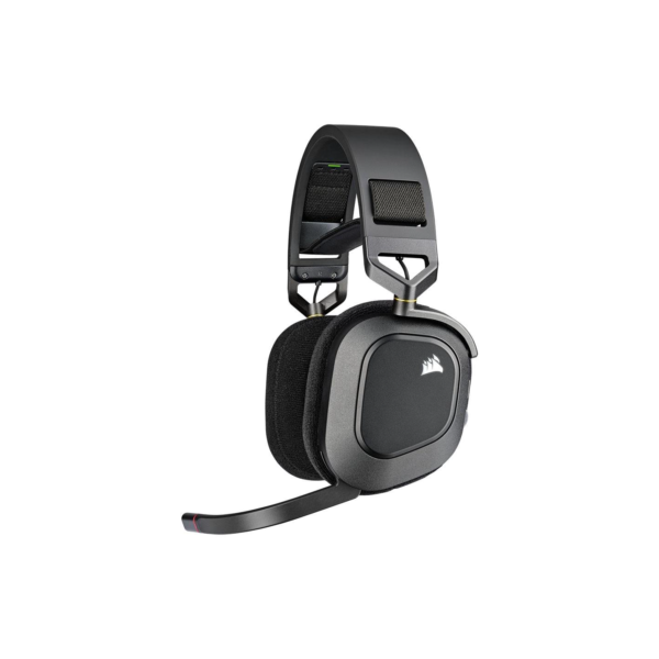Headset Gamer Sem Fio Corsair HS80 Premium, RGB, Surround, Dolby Atmos, Wireless, Drivers 50mm, Preto - CA-9011235-NA